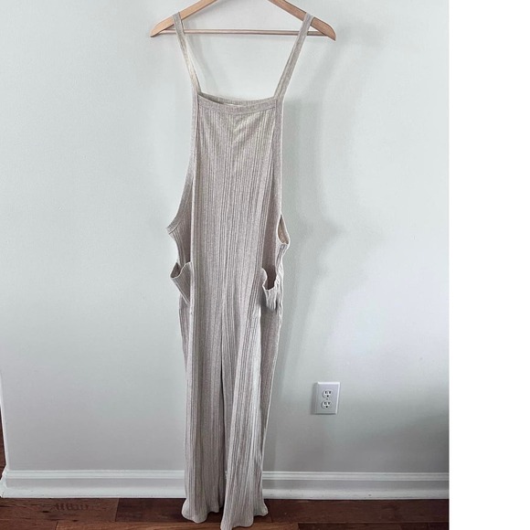 Orange Farm Ribbed Overalls - Picture 5 of 7